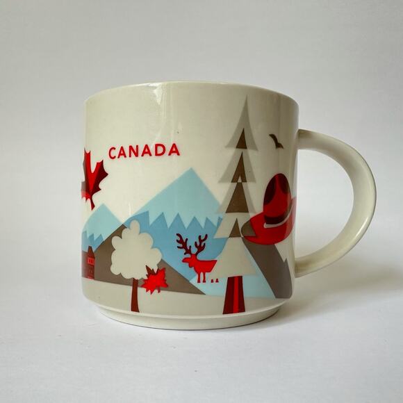 STARBUCKS 2016 Canada Coffee Tea Mug 14 fl oz You Are Here Collection NWOB - Picture 1 of 7